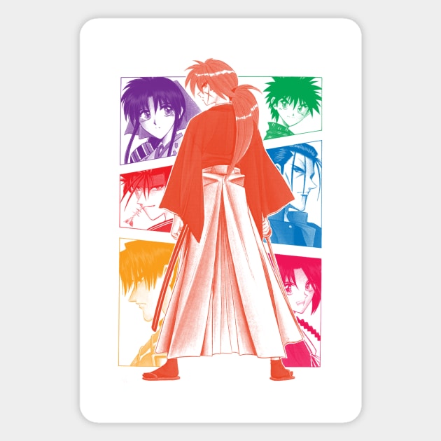 Color Kenshin Light Magnet by geekingink